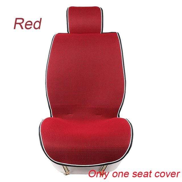 Automobiles Seat Covers Breathable Mesh Car Seat Covers Red - DiyosWorld