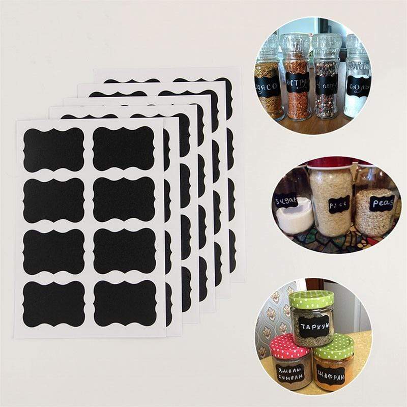 Bottles,Jars & Boxes 36 Pcs/Set Chalkboard Labels-Pantry Labels-Mason Jar Bag Labels - DiyosWorld