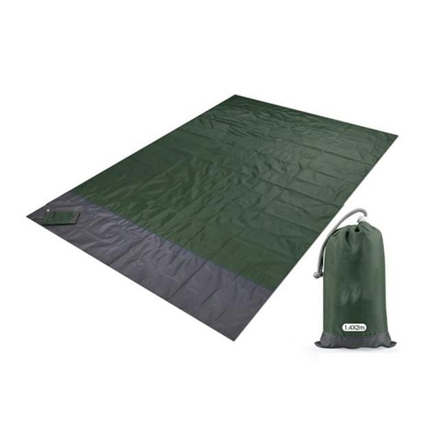 Camping Mat Waterproof Pocket Beach Blanket green / 200 x 140cm - DiyosWorld