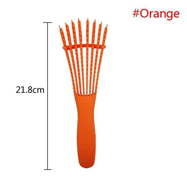 Combs Ultra Smooth Detangling Hair Brush 1pc orange - DiyosWorld