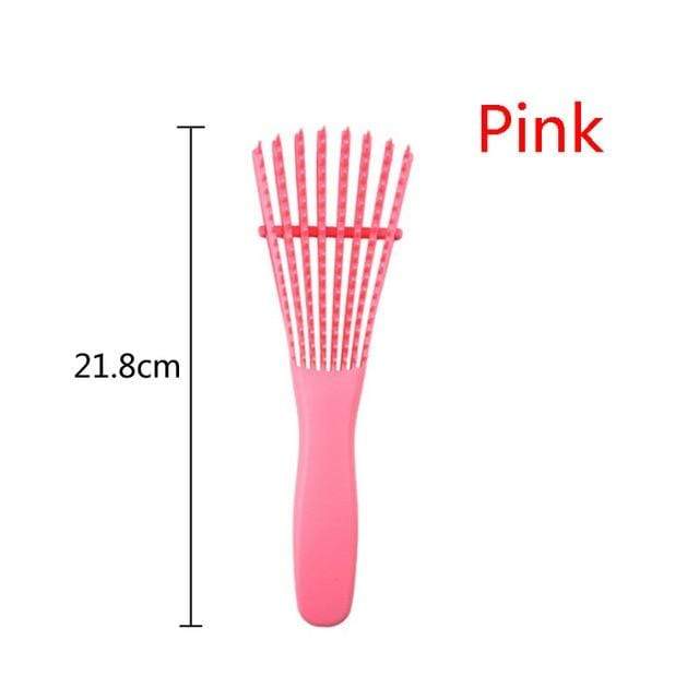 Combs Ultra Smooth Detangling Hair Brush 1pc pink - DiyosWorld