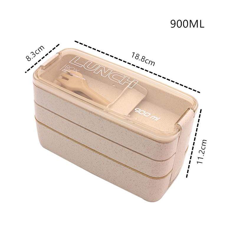 Lunch Boxes Wheat Straw Lunch Box - DiyosWorld