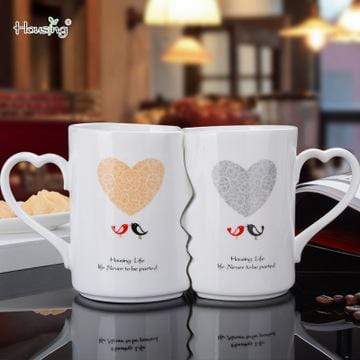 Mugs 2Pcs/Set Couple Kiss Mug - DiyosWorld