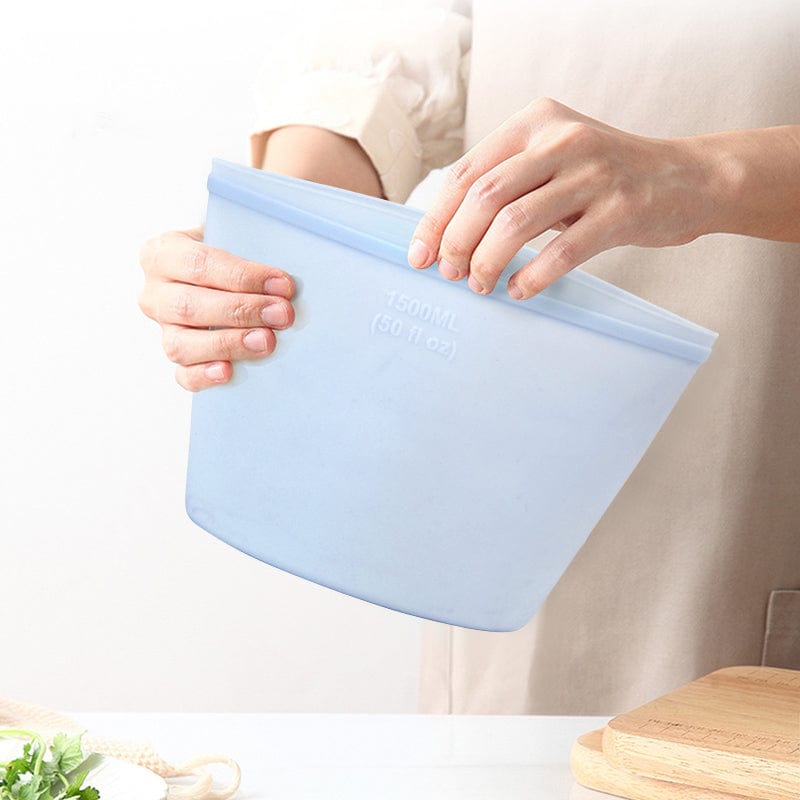 Saran Wrap & Plastic Bags Ziplock Silicone Food Storage Bag - DiyosWorld