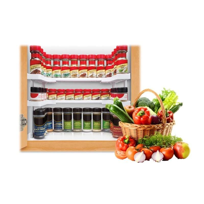 Storage Holders & Racks Adjustable Kitchen Cabinet - DiyosWorld